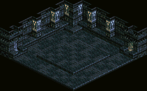 Thumbnail for a map of Hell Gate Generic Floor for the SNES game Tactics Ogre: Let Us Cling Together.