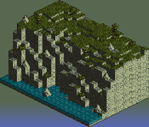 Thumbnail for a map of Lanbees Hill (Unmarked) for the SNES game Tactics Ogre: Let Us Cling Together.