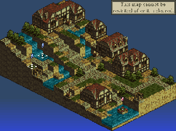 Thumbnail for a map of Rime Chapter 1 - Battle for the SNES game Tactics Ogre: Let Us Cling Together.