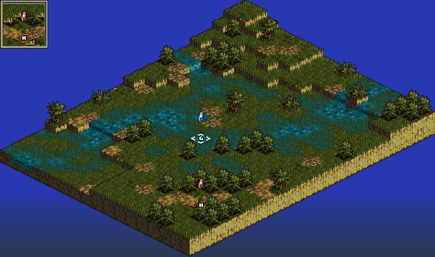 Thumbnail for a map of Swanzi Forest for the SNES game Tactics Ogre: Let Us Cling Together.