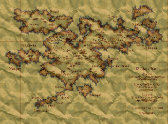 Thumbnail for a map of Valeria (In-Game Map) (Unmarked) for the SNES game Tactics Ogre: Let Us Cling Together.