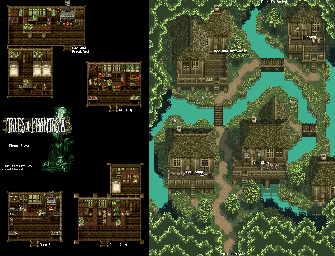 Thumbnail for a map of Elven Village for the SNES game Tales Of Phantasia.