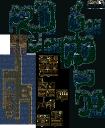 Thumbnail for a map of Glaciated Cavern (Past) for the SNES game Tales Of Phantasia.