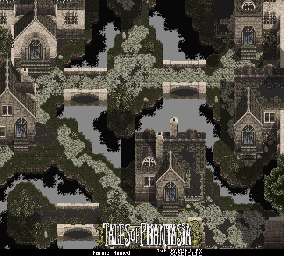 Thumbnail for a map of Harmel Village (Ruined) for the SNES game Tales Of Phantasia.
