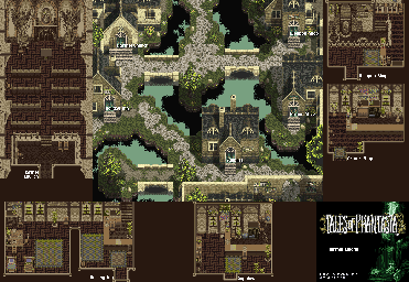 Thumbnail for a map of Harmel Village for the SNES game Tales Of Phantasia.