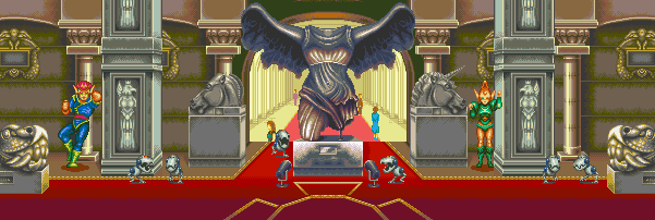 Thumbnail for a map of Art Museum for the SNES game Teenage Mutant Ninja Turtles: Tournament Fighters.