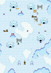 Thumbnail for a map of Greenland Penginea for the SNES game Terranigma.