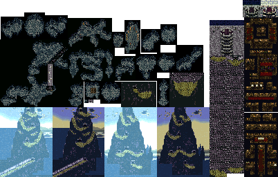 Thumbnail for a map of Abnoba Range for the SNES game Treasure Hunter G.