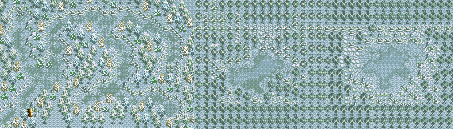 Thumbnail for a map of Dahara Forest for the SNES game Treasure Hunter G.