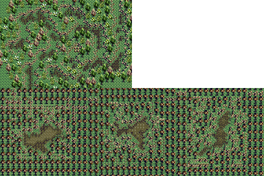 Thumbnail for a map of Herman's Forest for the SNES game Treasure Hunter G.