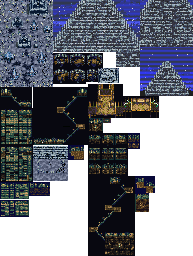 Thumbnail for a map of Pyramid for the SNES game Treasure Hunter G.