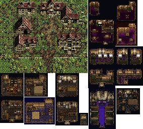 Thumbnail for a map of Sebia Village for the SNES game Treasure Hunter G.