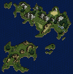 Thumbnail for a map of World for the SNES game Treasure Hunter G.