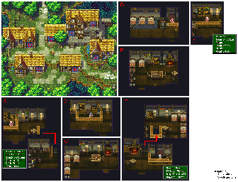 Thumbnail for a map of Holy City Wendel for the SNES game Trials Of Mana.