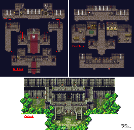 Thumbnail for a map of Holy City Wendel Temple Of Light for the SNES game Trials Of Mana.