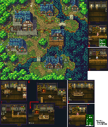Thumbnail for a map of Lakeshore Village Astoria (Before) for the SNES game Trials Of Mana.