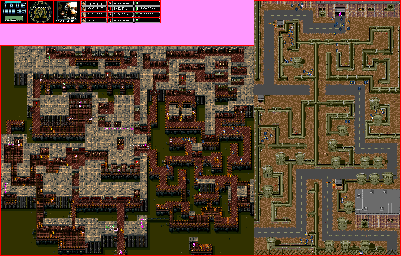 Thumbnail for a map of Mission 8: Refinery for the SNES game True Lies.