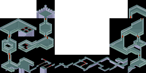 Thumbnail for a map of Ice Palace for the SNES game The Twisted Tales Of Spike McFang.