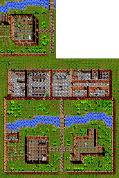 Thumbnail for a map of Britain for the SNES game Ultima: Runes Of Virtue II.