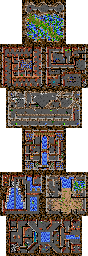 Thumbnail for a map of Cavern Of Injustice for the SNES game Ultima: Runes Of Virtue II.