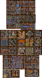 Thumbnail for a map of Cavern Of Pride for the SNES game Ultima: Runes Of Virtue II.