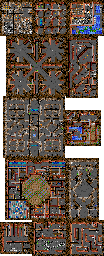 Thumbnail for a map of Cavern Of Selfishness for the SNES game Ultima: Runes Of Virtue II.