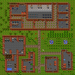 Thumbnail for a map of Minoc for the SNES game Ultima: Runes Of Virtue II.