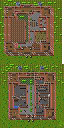 Thumbnail for a map of Trinsic for the SNES game Ultima: Runes Of Virtue II.