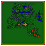 Thumbnail for a map of World (In-Game Map) for the SNES game Ultima: The Savage Empire.