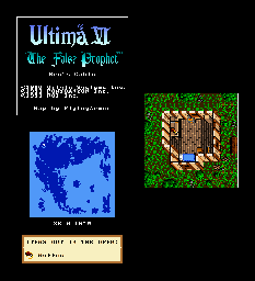 Thumbnail for a map of Britannia Ben's Cabin for the SNES game Ultima VI: The False Prophet.