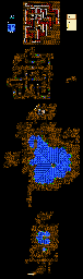Thumbnail for a map of Britannia Castle Sewers for the SNES game Ultima VI: The False Prophet.
