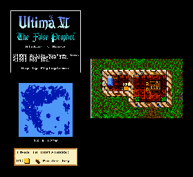 Thumbnail for a map of Britannia Michael's House for the SNES game Ultima VI: The False Prophet.