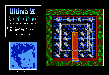 Thumbnail for a map of Britannia Shrine Of The Codex for the SNES game Ultima VI: The False Prophet.