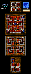 Thumbnail for a map of Britannia Stonegate Cellar for the SNES game Ultima VI: The False Prophet.