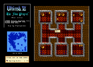 Thumbnail for a map of Britannia Wine Cellar for the SNES game Ultima VI: The False Prophet.