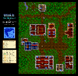Thumbnail for a map of Britannia Yew for the SNES game Ultima VI: The False Prophet.