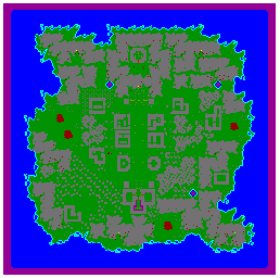 Thumbnail for a map of Gargoyle World (Gem Map) for the SNES game Ultima VI: The False Prophet.