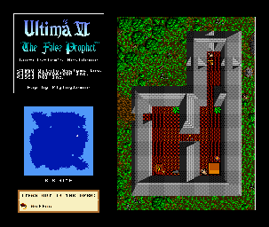 Thumbnail for a map of Gargoyle World Lor-wis-lem's Residence for the SNES game Ultima VI: The False Prophet.