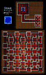Thumbnail for a map of Gargoyle World Shrine Of Diligence for the SNES game Ultima VI: The False Prophet.