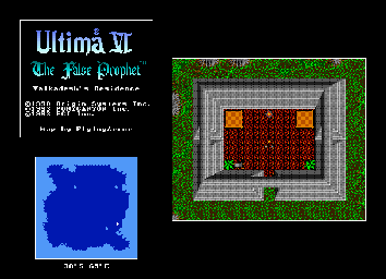 Thumbnail for a map of Gargoyle World Valkadesh's Residence for the SNES game Ultima VI: The False Prophet.