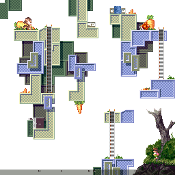 Thumbnail for a map of Field 05 for the SNES game Umihara Kawase.
