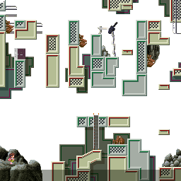 Thumbnail for a map of Field 07 for the SNES game Umihara Kawase.