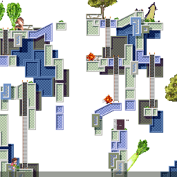 Thumbnail for a map of Field 10 for the SNES game Umihara Kawase.