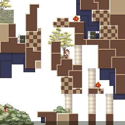Thumbnail for a map of Field 15 for the SNES game Umihara Kawase.