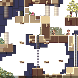 Thumbnail for a map of Field 16 for the SNES game Umihara Kawase.
