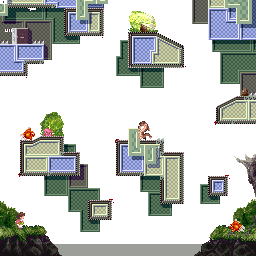 Thumbnail for a map of Field 18 for the SNES game Umihara Kawase.