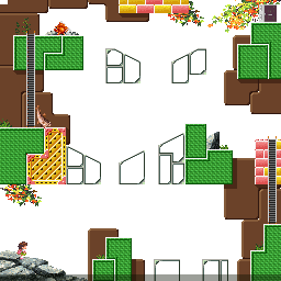 Thumbnail for a map of Field 23 for the SNES game Umihara Kawase.
