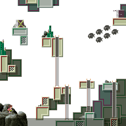 Thumbnail for a map of Field 25 for the SNES game Umihara Kawase.