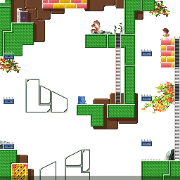 Thumbnail for a map of Field 28 for the SNES game Umihara Kawase.
