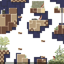 Thumbnail for a map of Field 29 for the SNES game Umihara Kawase.
